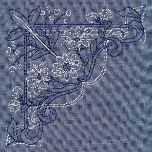 Sparrow & Flowers Pillow Pair