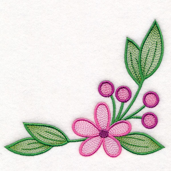 Chickadee and Blooms Pillow Pair