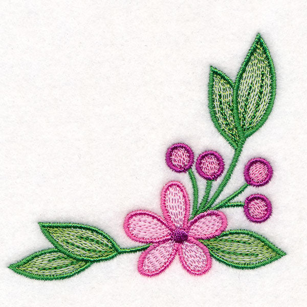 Chickadee and Blooms Pillow Pair