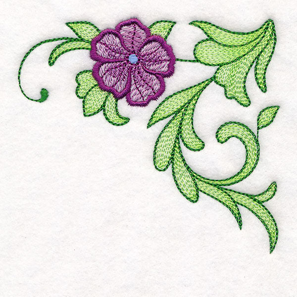 Butterfly & Flowers Pillow Pair