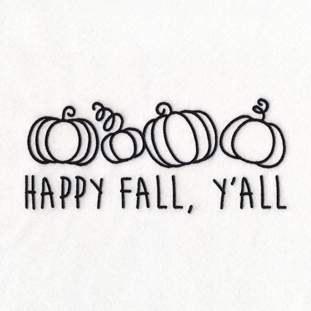 Happy Fall Ya'll Pumpkin Set