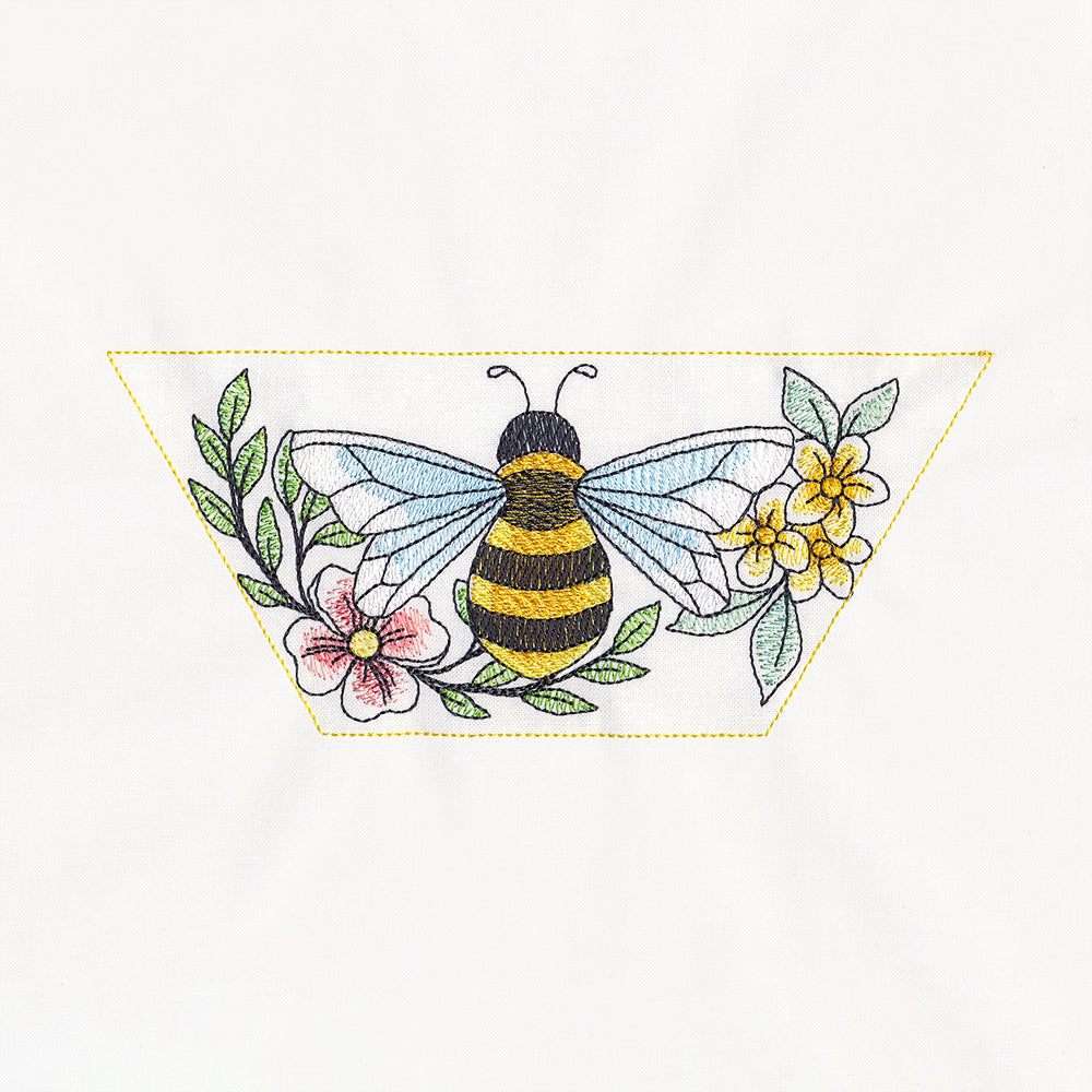 Buzzin' Bee Hexagon Pocket Potholder