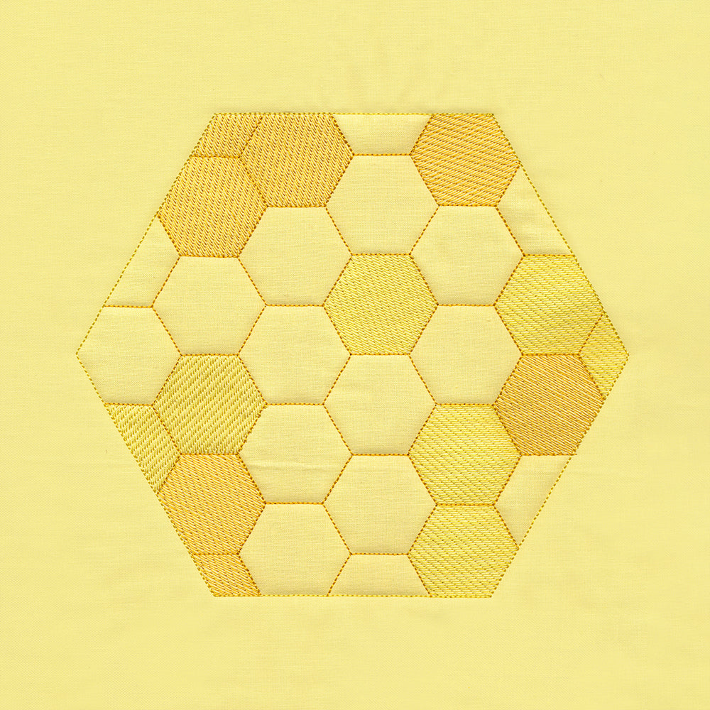 Buzzin' Bee Hexagon Pocket Potholder
