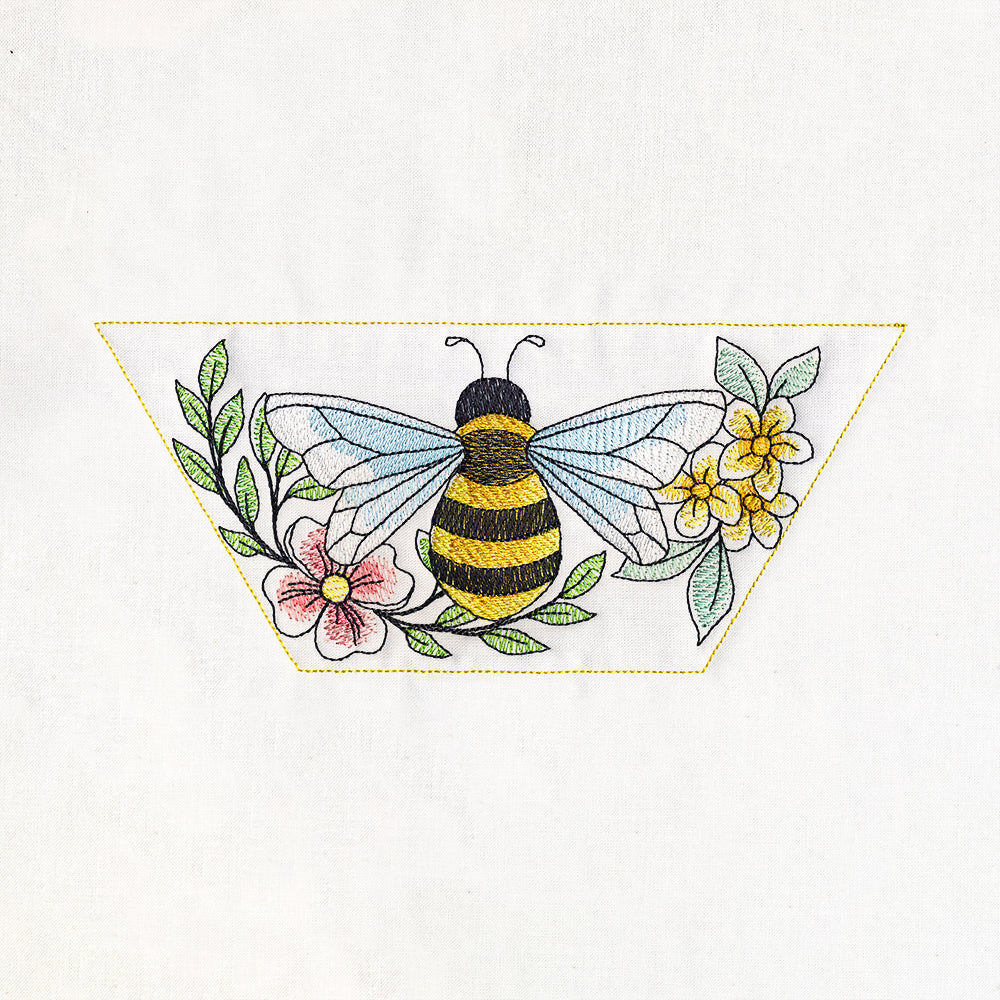 Buzzin' Bee Hexagon Pocket Potholder