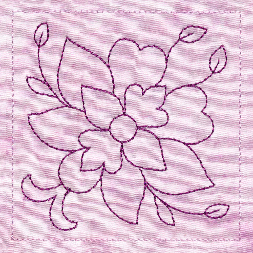 Butterfly and Blooms Quilt Block Set