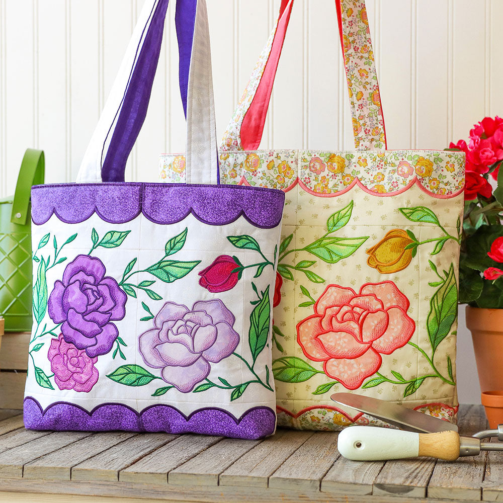Flourishing Rose Garden Set (Applique)