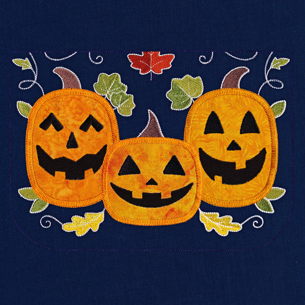 Pumpkin Patch Garden Flag (Applique)
