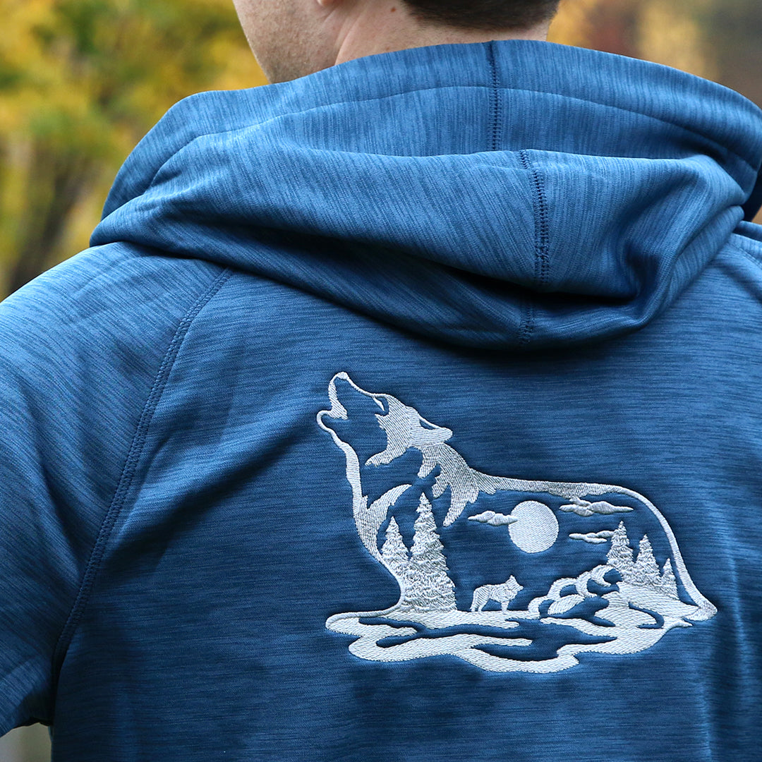 Wolf Silhouette Scene