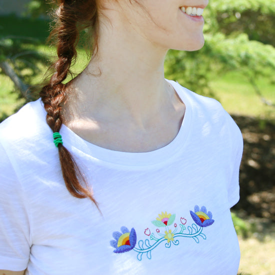 Bohemian Flower Frenzy Border