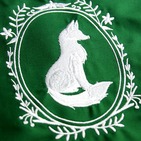 Wild Woodland Whitework Cameo - Fox