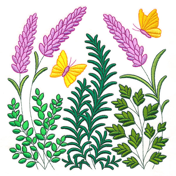 Garden Blooms Square