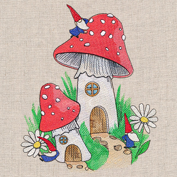 Gnome Sweet Gnome Toadstool House