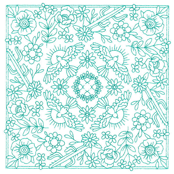 Desert Birds & Botanicals Bandana Square