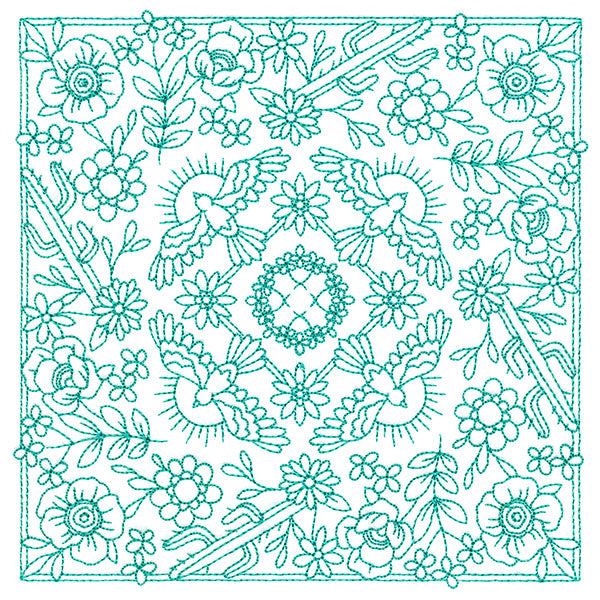 Desert Birds & Botanicals Bandana Square