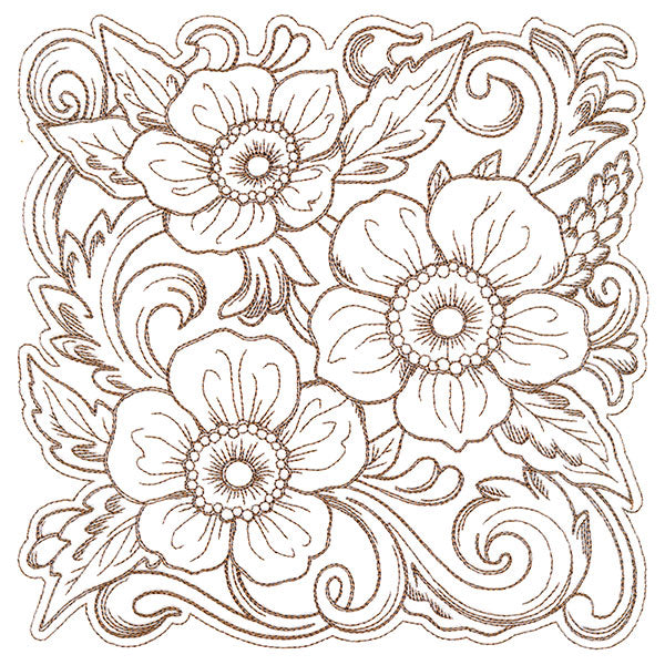 Arizona Poppy Square