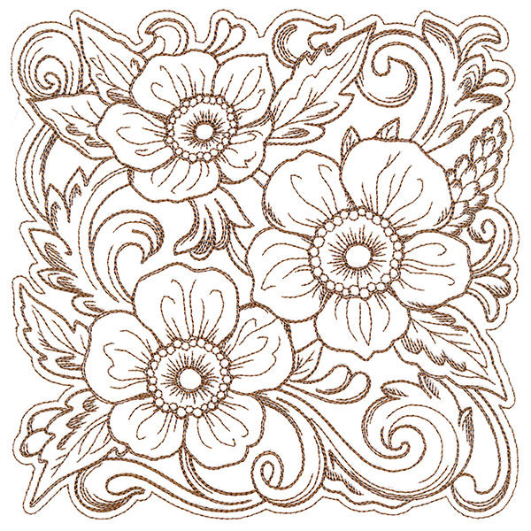 Arizona Poppy Square