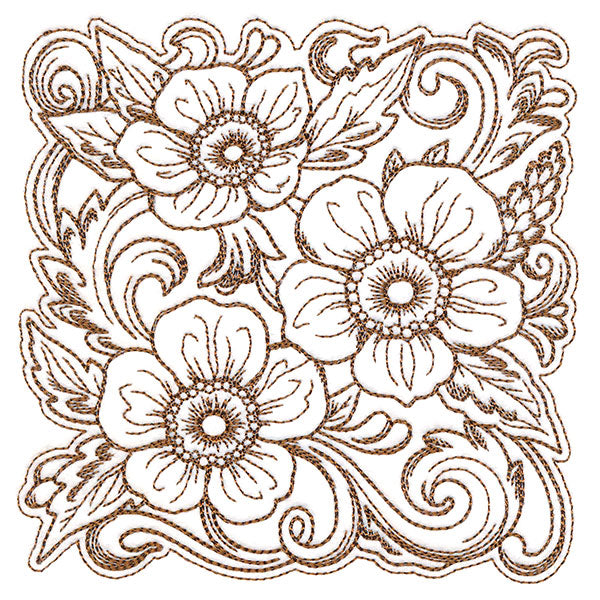 Arizona Poppy Square