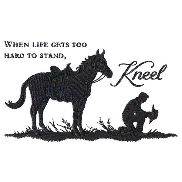 When Life Gets Too Hard Silhouette