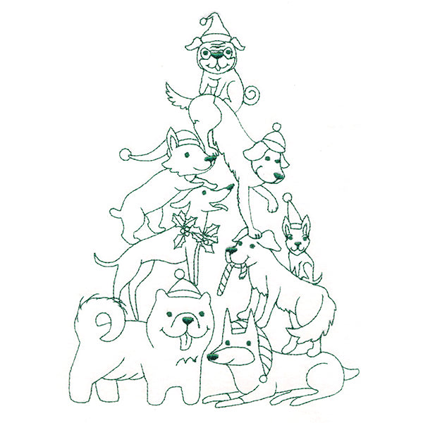 Happy Howlidays Tree Stack