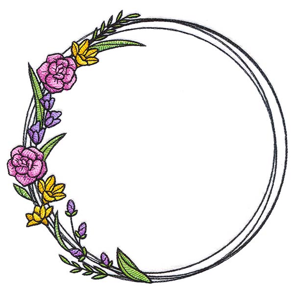 Darling Petals Wreath