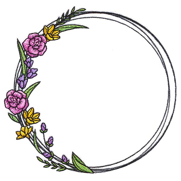 Darling Petals Wreath