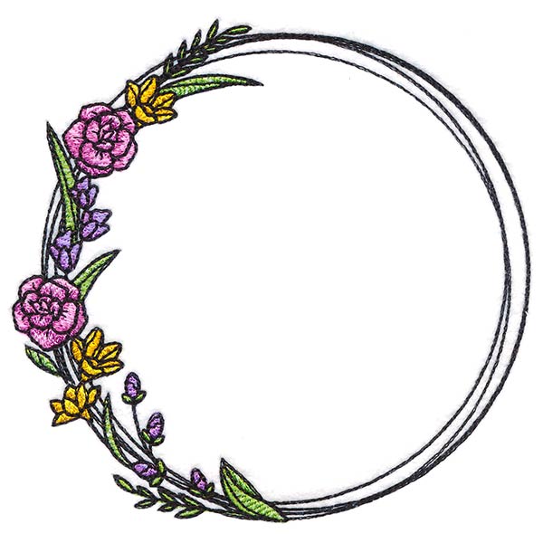 Darling Petals Wreath