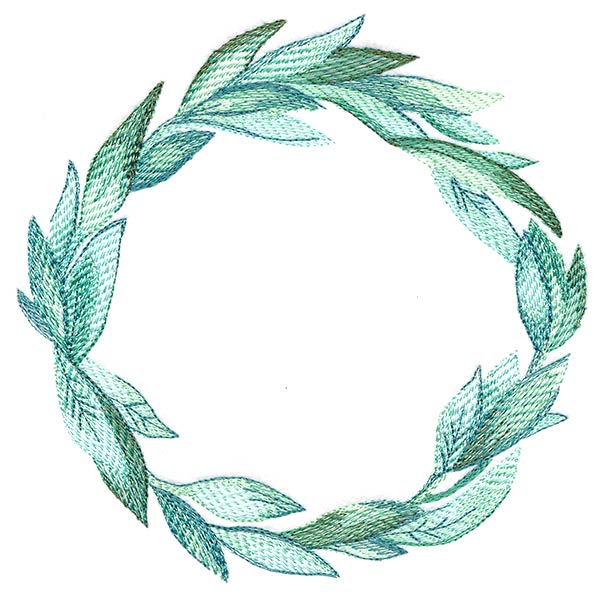 Botanical Wreath in Watercolor
