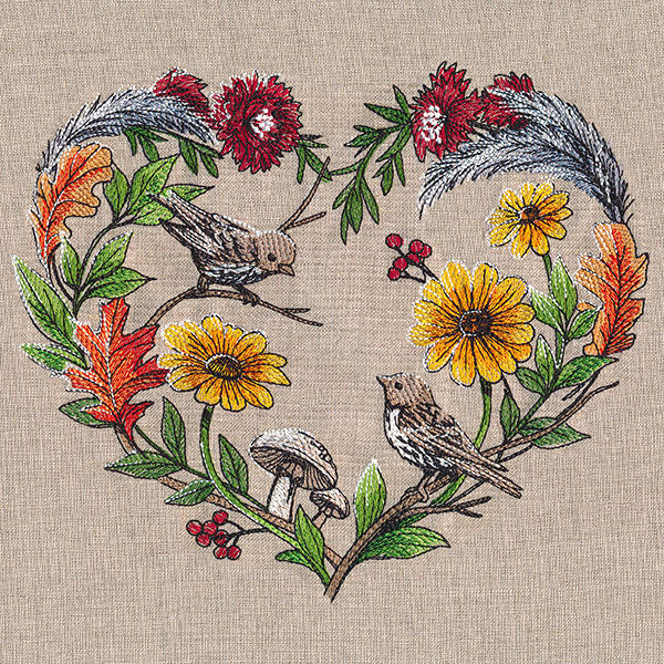 Very Tweet Fall Lovebirds