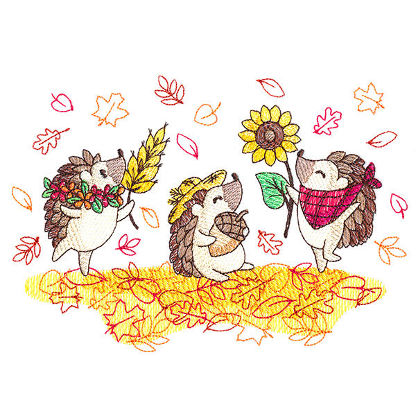 Autumn Fun Hedgehogs
