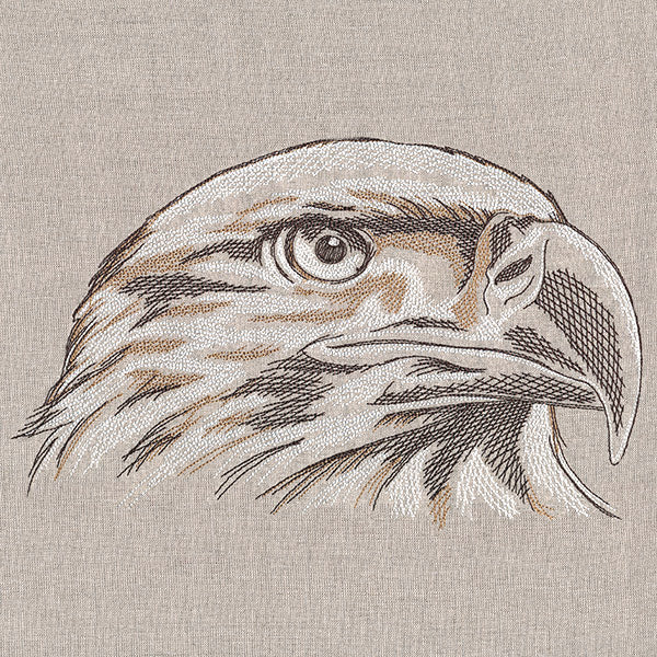 Elegant Eagle Etching