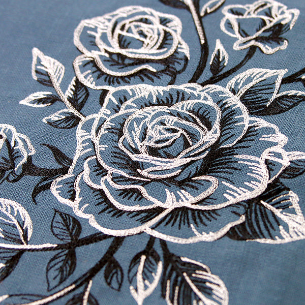 Etched Rose Spray