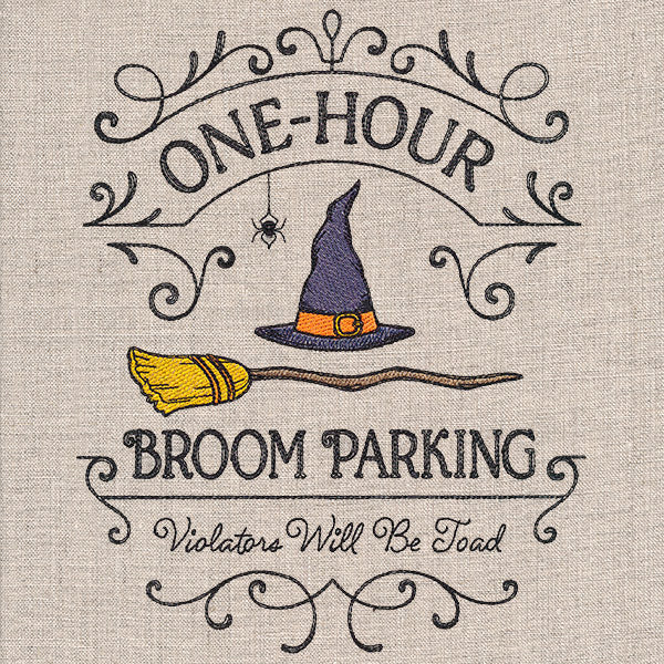 One Hour Broom Parking