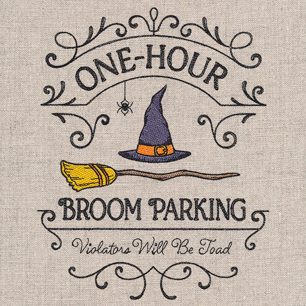 One Hour Broom Parking