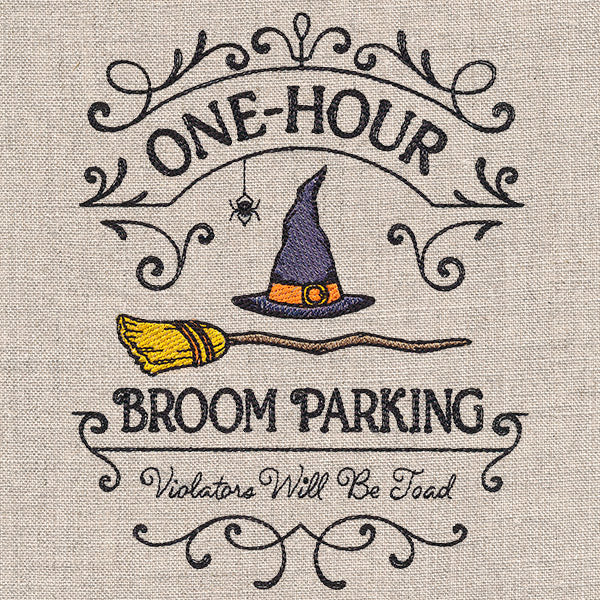 One Hour Broom Parking
