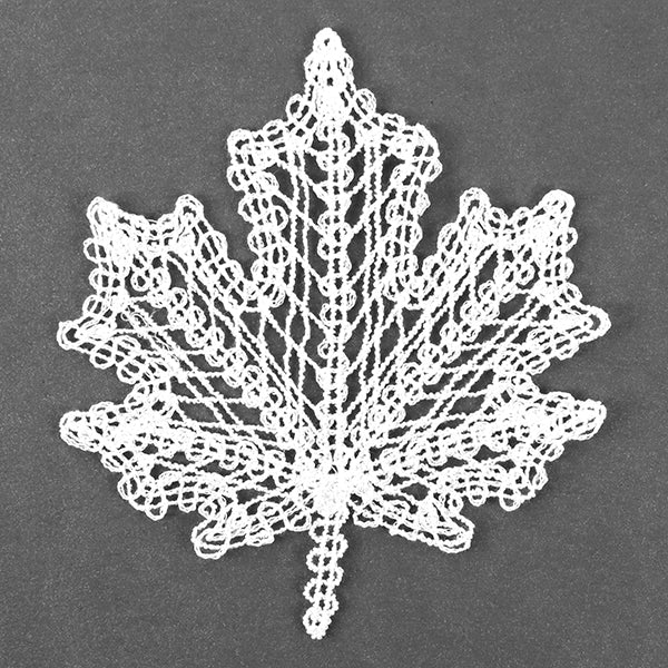 Falling Maple Leaf (Battenburg Lace)