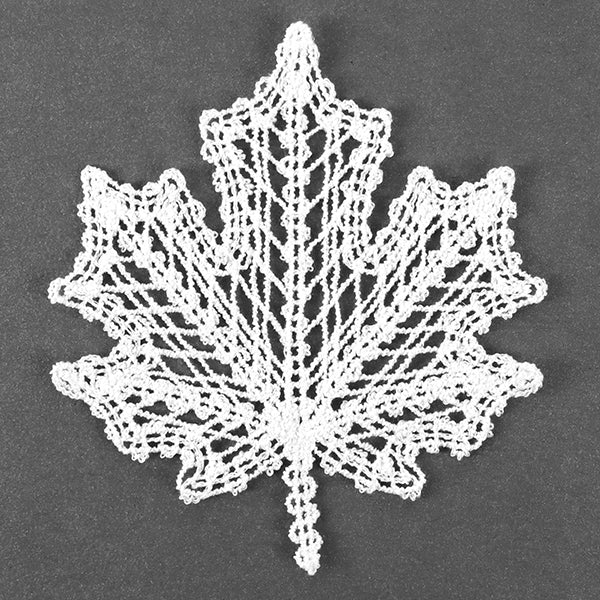 Falling Maple Leaf (Battenburg Lace)