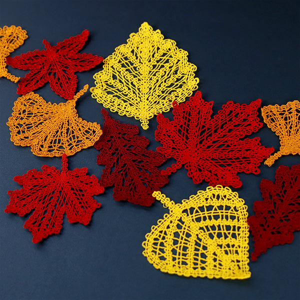 Falling Oak Leaf (Battenburg Lace)
