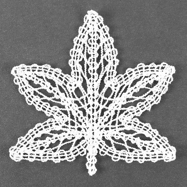 Falling American Sweetgum Leaf (Battenburg Lace)