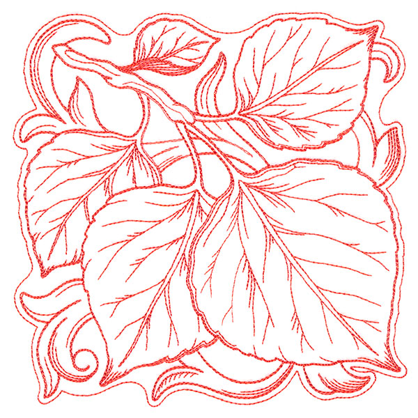 Aspen Leaves in Autumn Square