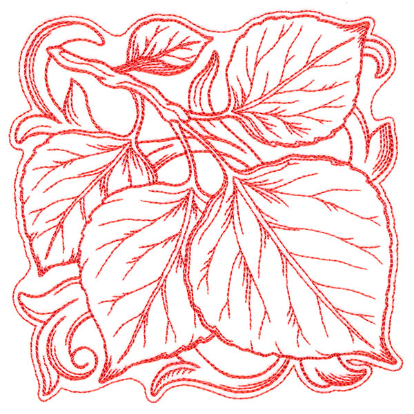 Aspen Leaves in Autumn Square