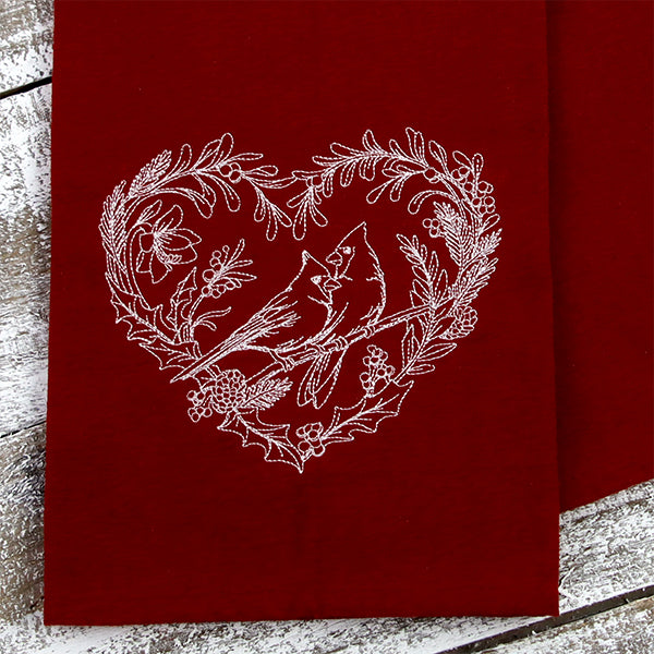 Sweet and Simple Cardinals Wreath