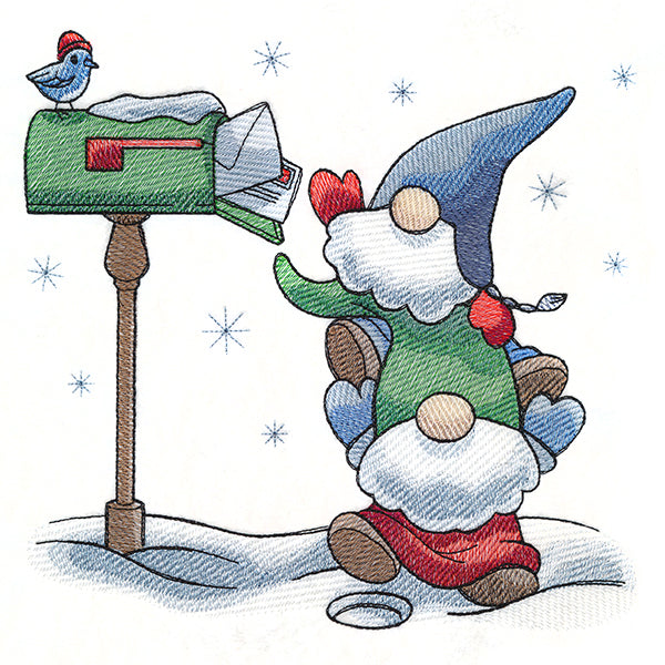Cheerful Gnomes Mailbox
