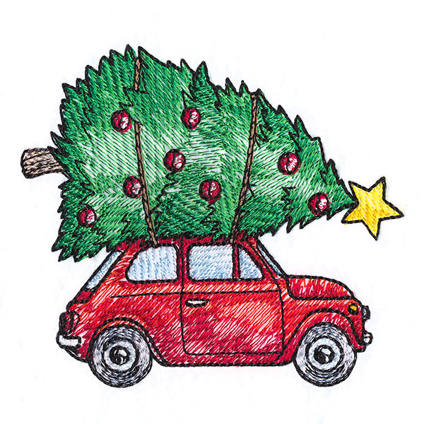 Very Merry Christmas Car