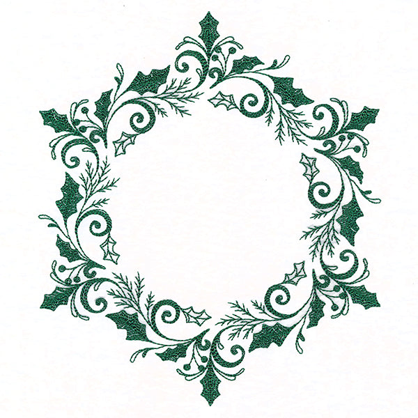 Festive Swirls Wreath
