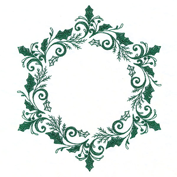 Festive Swirls Wreath