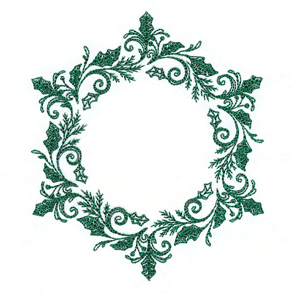 Festive Swirls Wreath