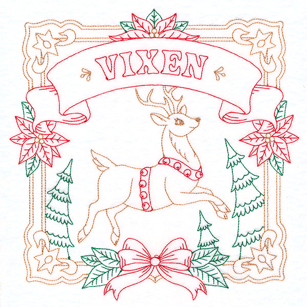 Christmas Reindeer Team - Vixen
