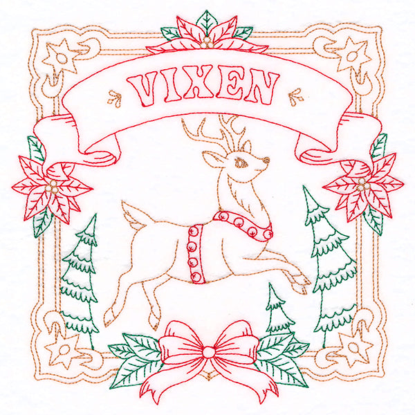 Christmas Reindeer Team - Vixen