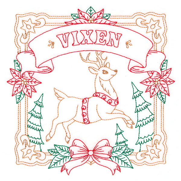 Christmas Reindeer Team - Vixen