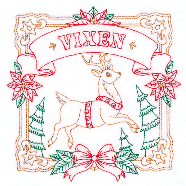 Christmas Reindeer Team - Vixen